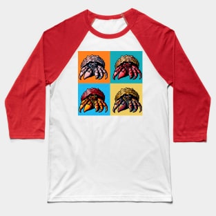 Pop Hermit Crab Art - Cool Sea Animal Baseball T-Shirt